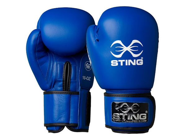 Sting IBA England Boxing Approved Competition Gloves Blue
